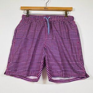 Tailorbyrd Pink Purple Lined Swim Trunks‎ Men's Medium